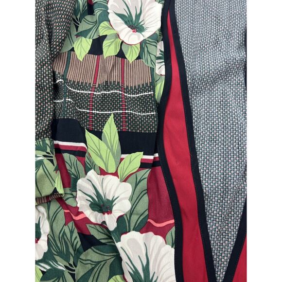 Vitg Marsha Brander for Componix Colorful Floral Open Front Cardigan sz s boho - Picture 3 of 7